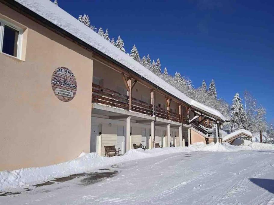 Babaute 7, Studio Typique Au Pied Des Pistes Premanon Exterior photo
